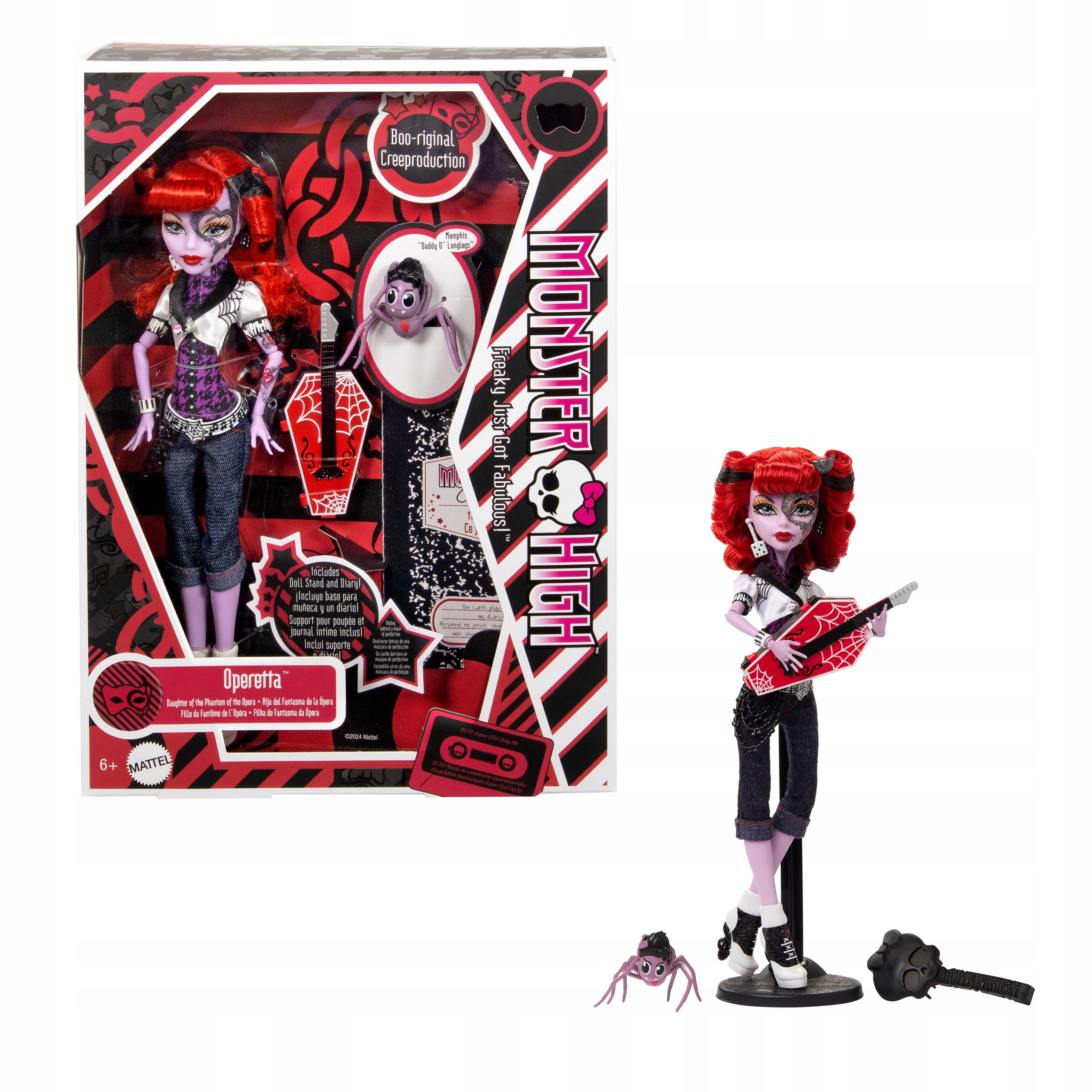 Reprodukcia zberateľskej bábiky Monster High Opereta
